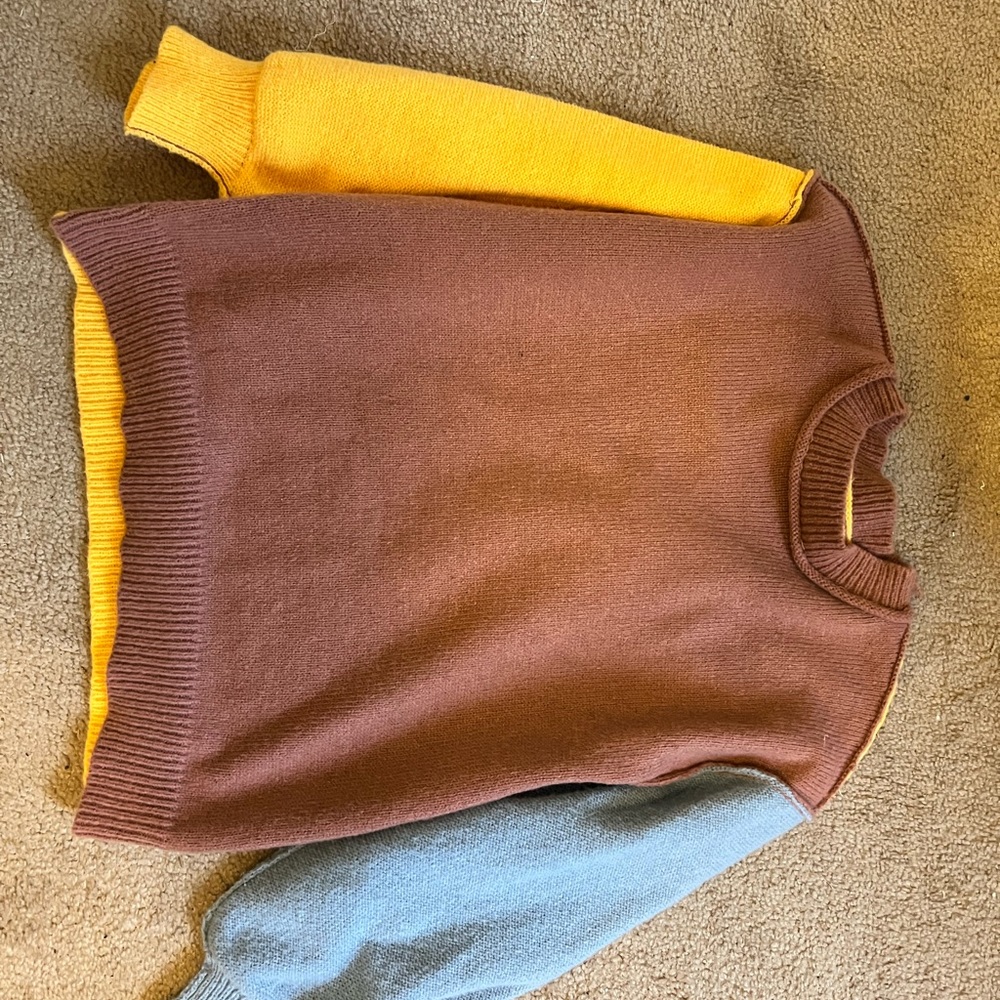 Colorblock sweater
